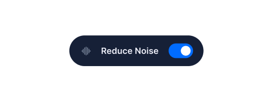 noice cancellation on
